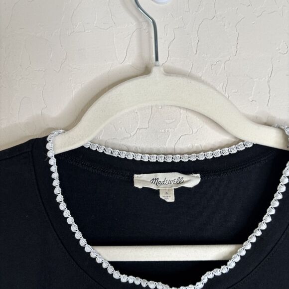 Madewell Side Cinch Muscle Tee Black - Picture 5 of 7